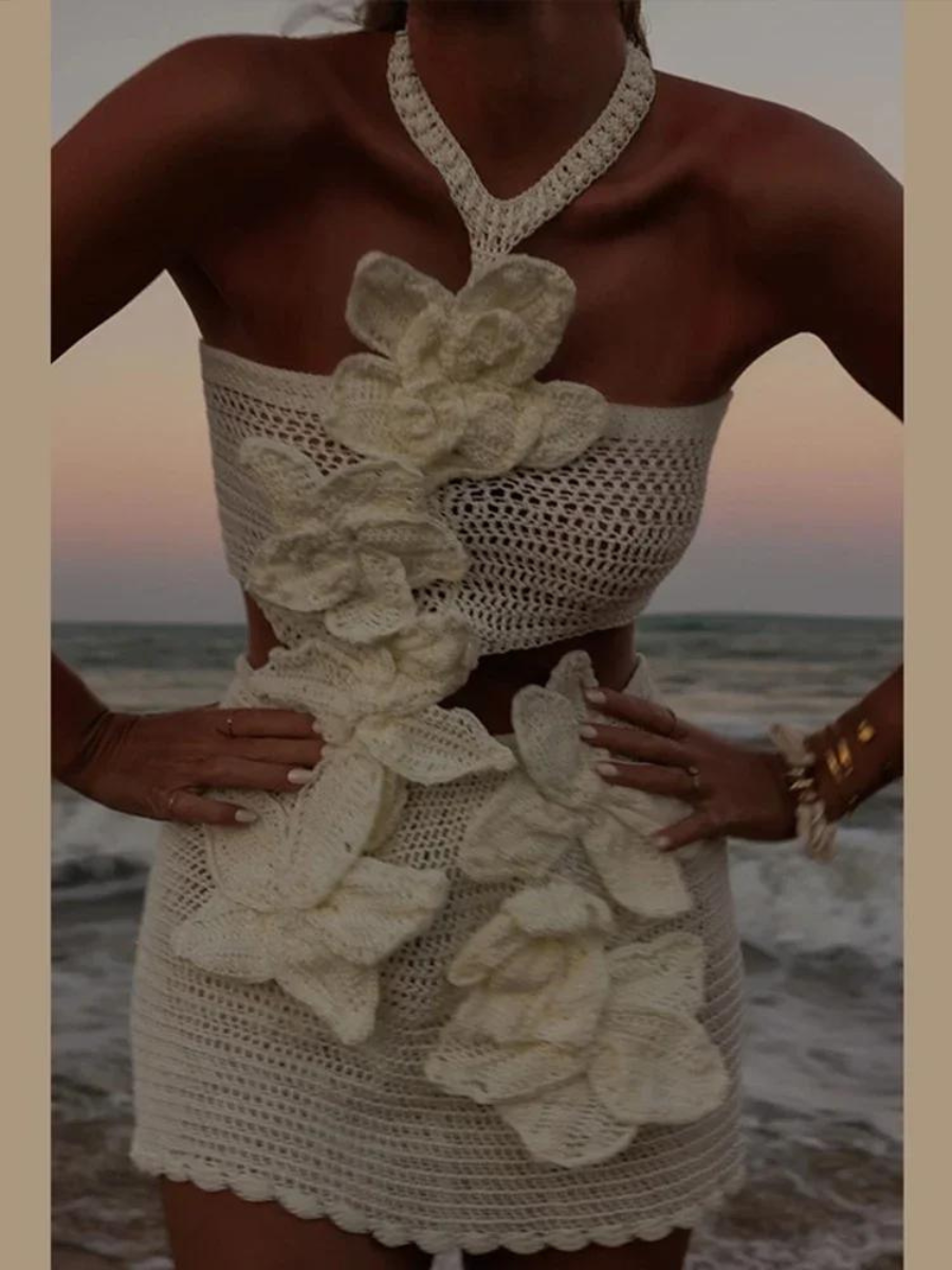 Vestido Curto em tricô Açucena