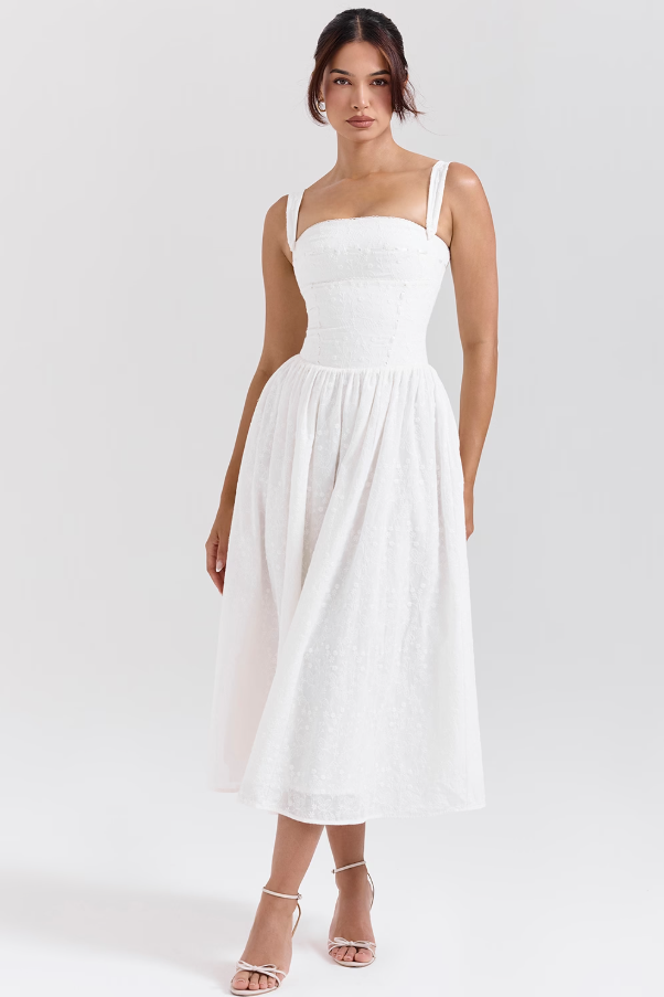 Vestido Midi Xadrez Modern Farm - GOLDEN ERA