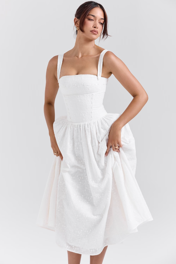 Vestido Midi Xadrez Modern Farm - GOLDEN ERA