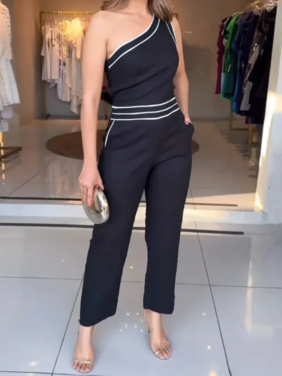 Macacão Longo Ombro Só Alfaiataria Modern Noir Supreme