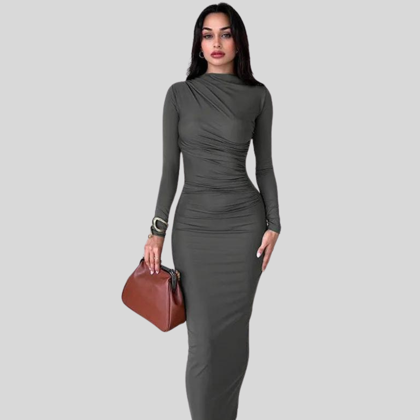 Vestido Drapeado Marluce