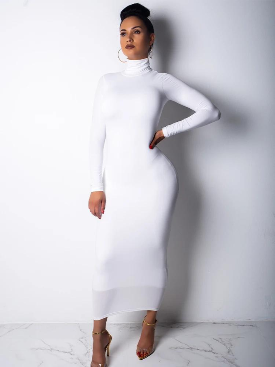 Vestido Midi Gola Alta Verona