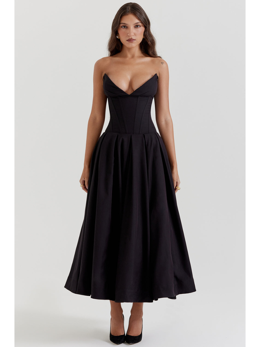 Vestido Modelador Feminino Midi Mônaco