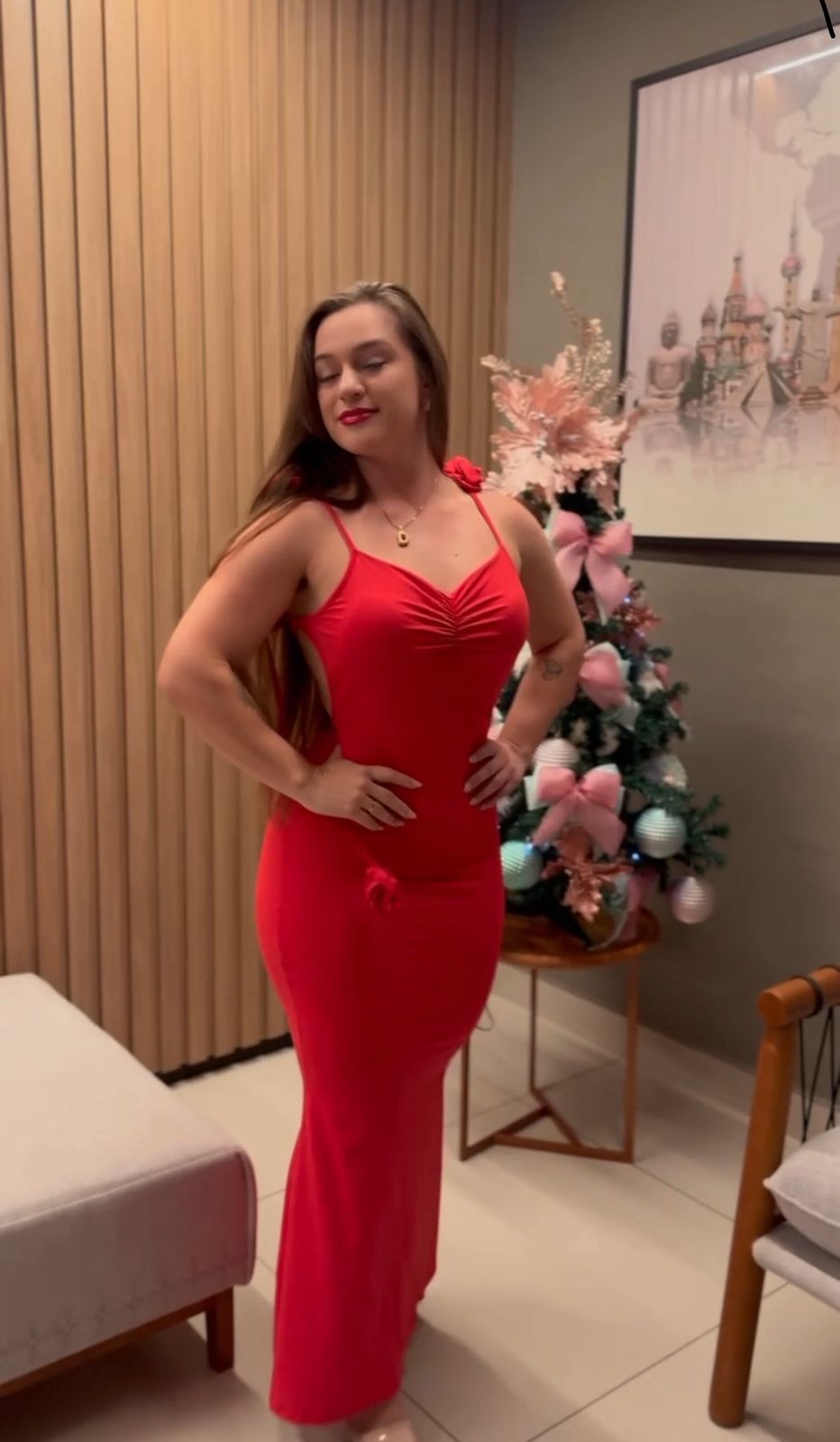 Vestido Longo Costas Aberta Rosalinda