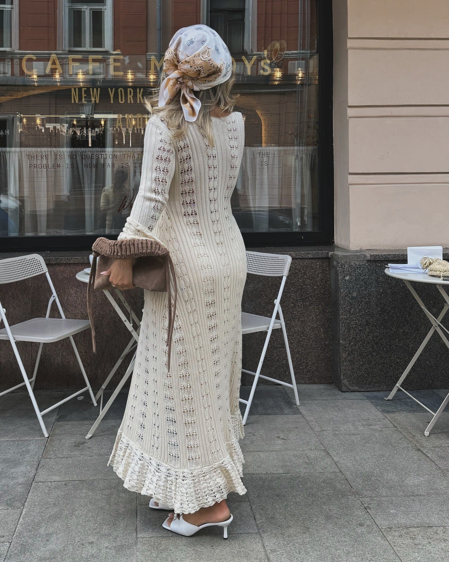 Vestido Longo Bata Cardigã em Tricô Modern Emily