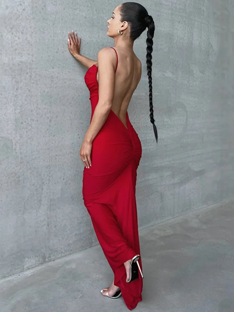 Vestido Longo Costas Abertas Vanessa