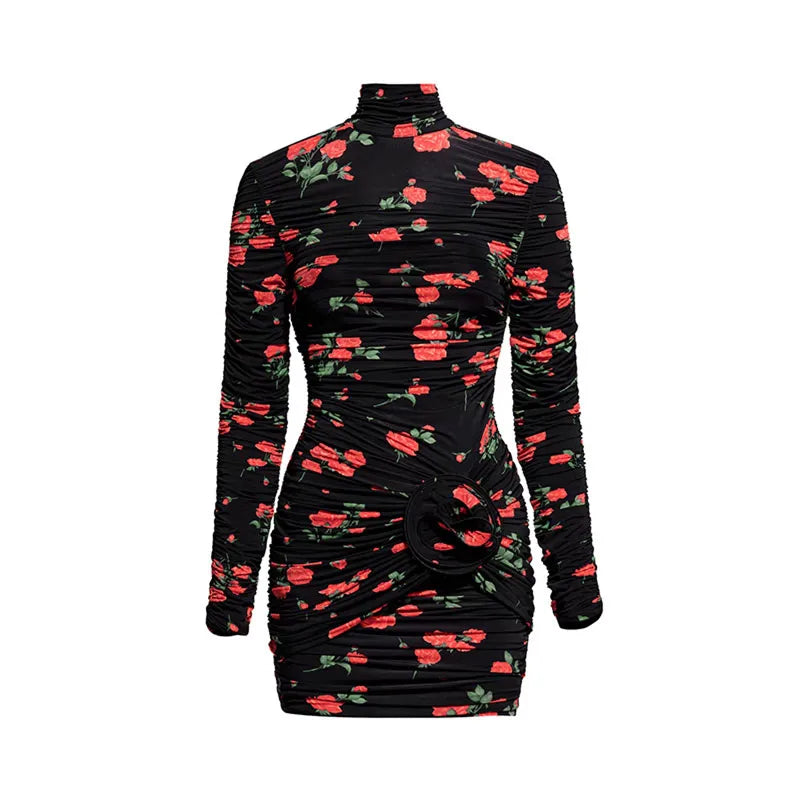 Vestido Manga Longa Curto Modern Ella