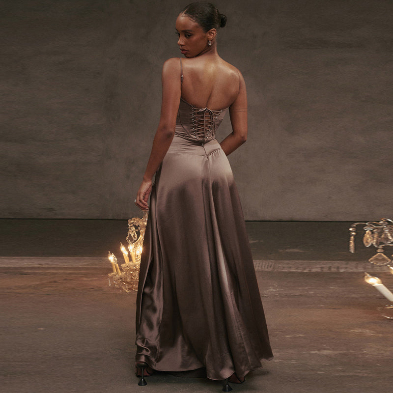 Vestido Longo Feminino Bustier Portofino