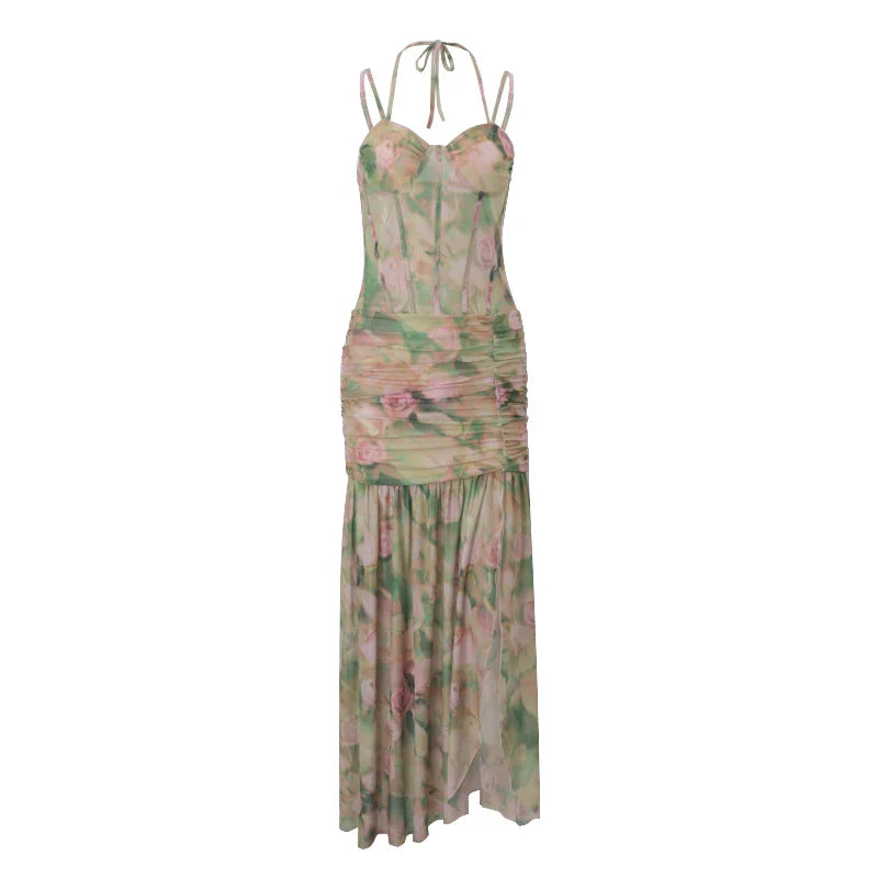 Vestido Longo Floral Modern Jullye