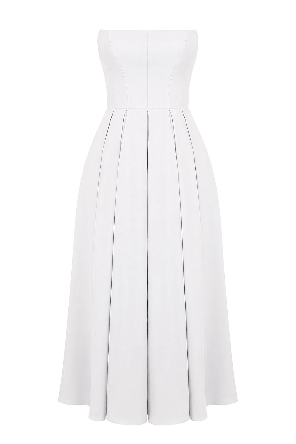 Vestido Bustier Midi Modern Celeste - GOLDEN ERA