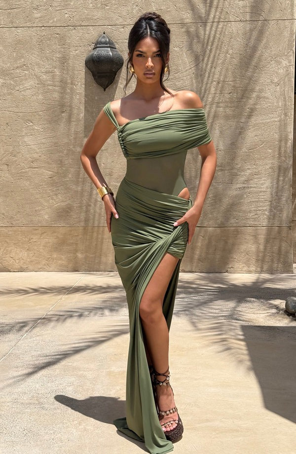 Vestido Curto Assimétrico Modern Azurae