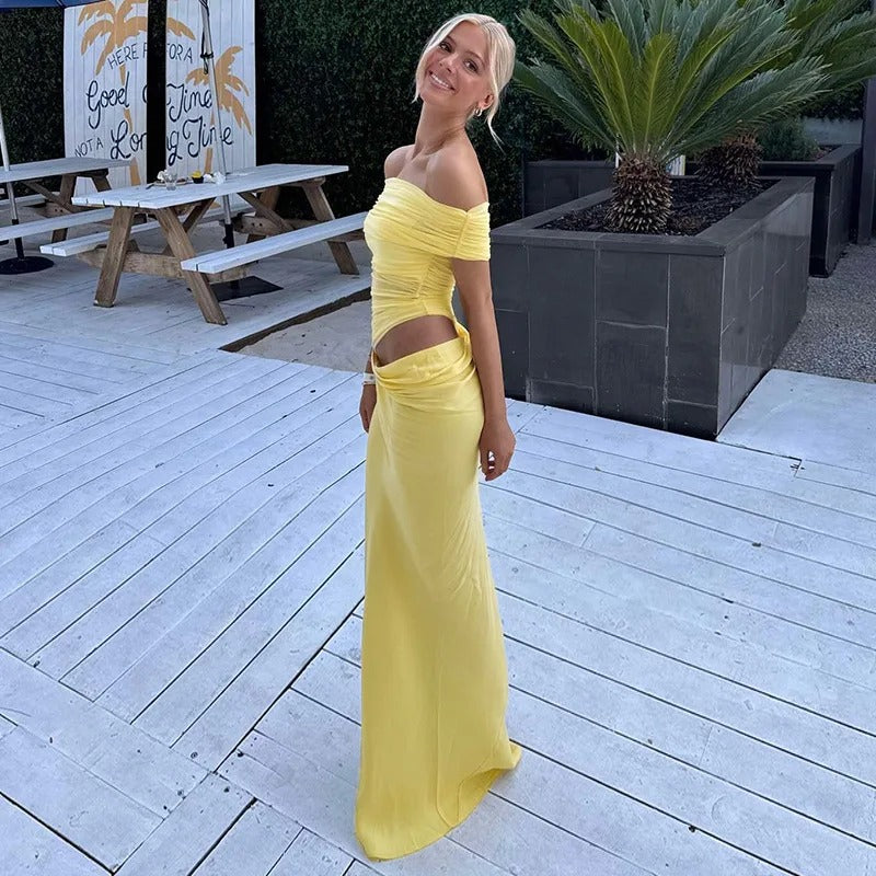 Vestido Longo Ombro a Ombro Modern Briella