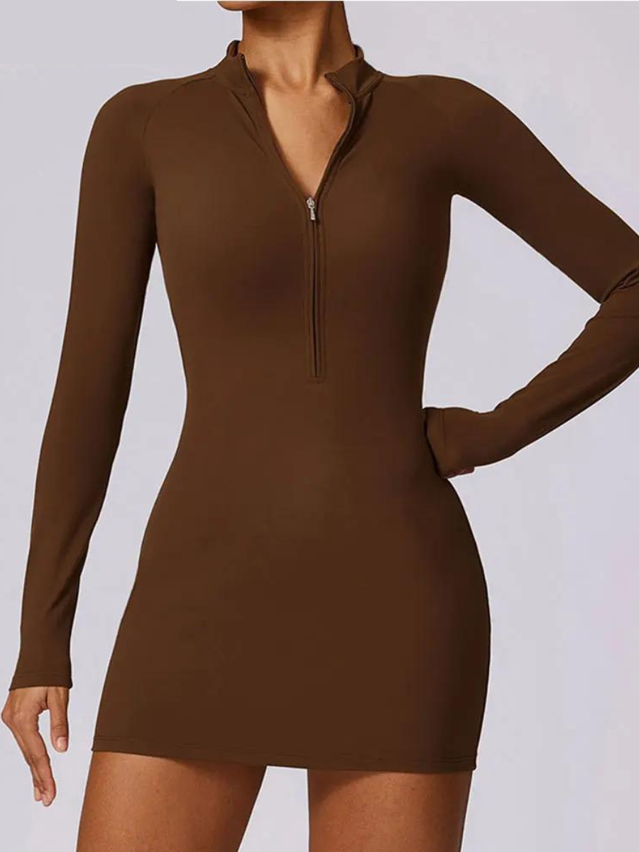 Vestido Feminino Esportivo Manga Longa Oslo