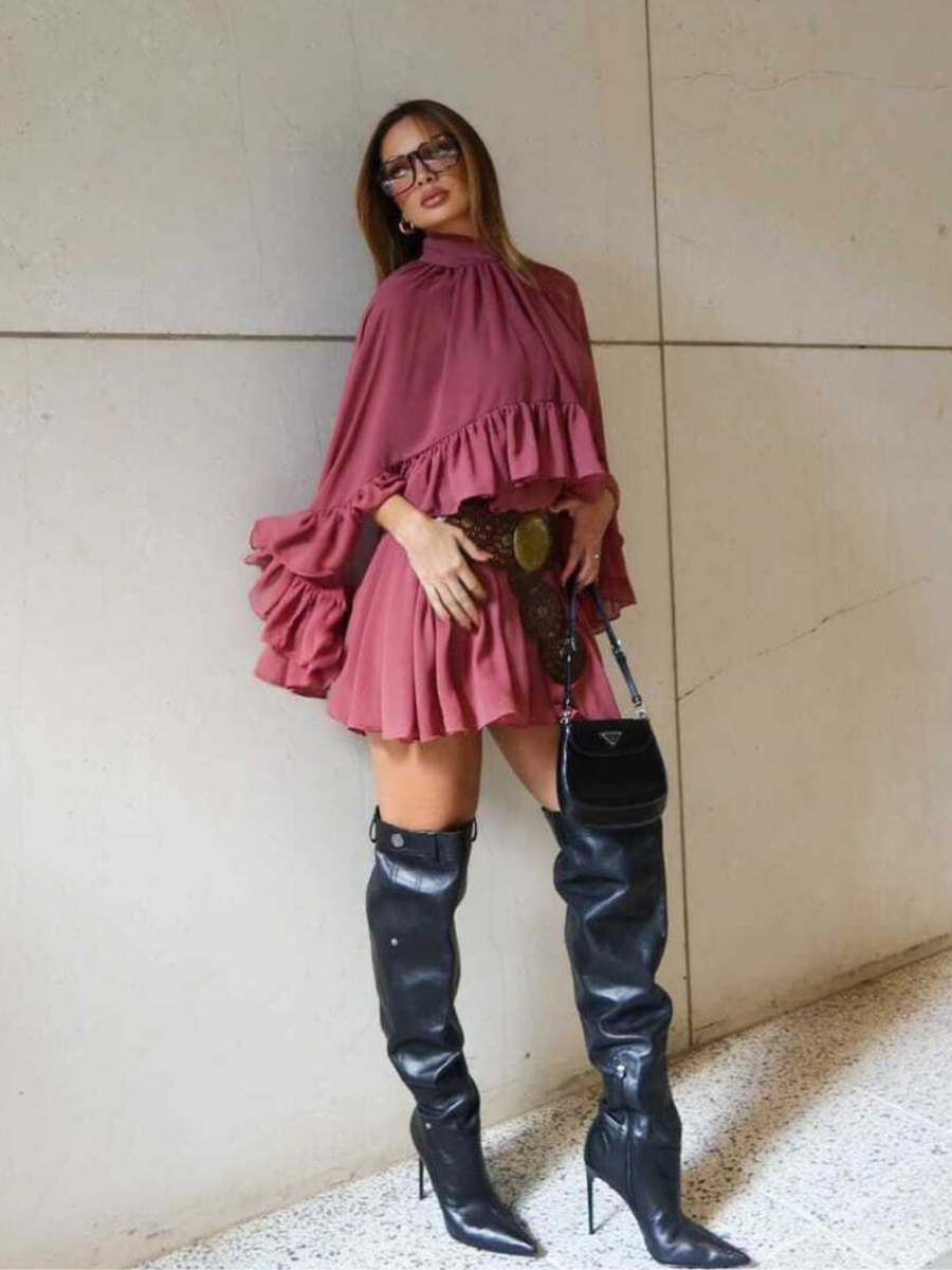 Vestido Boho Chic Modern Scarlet