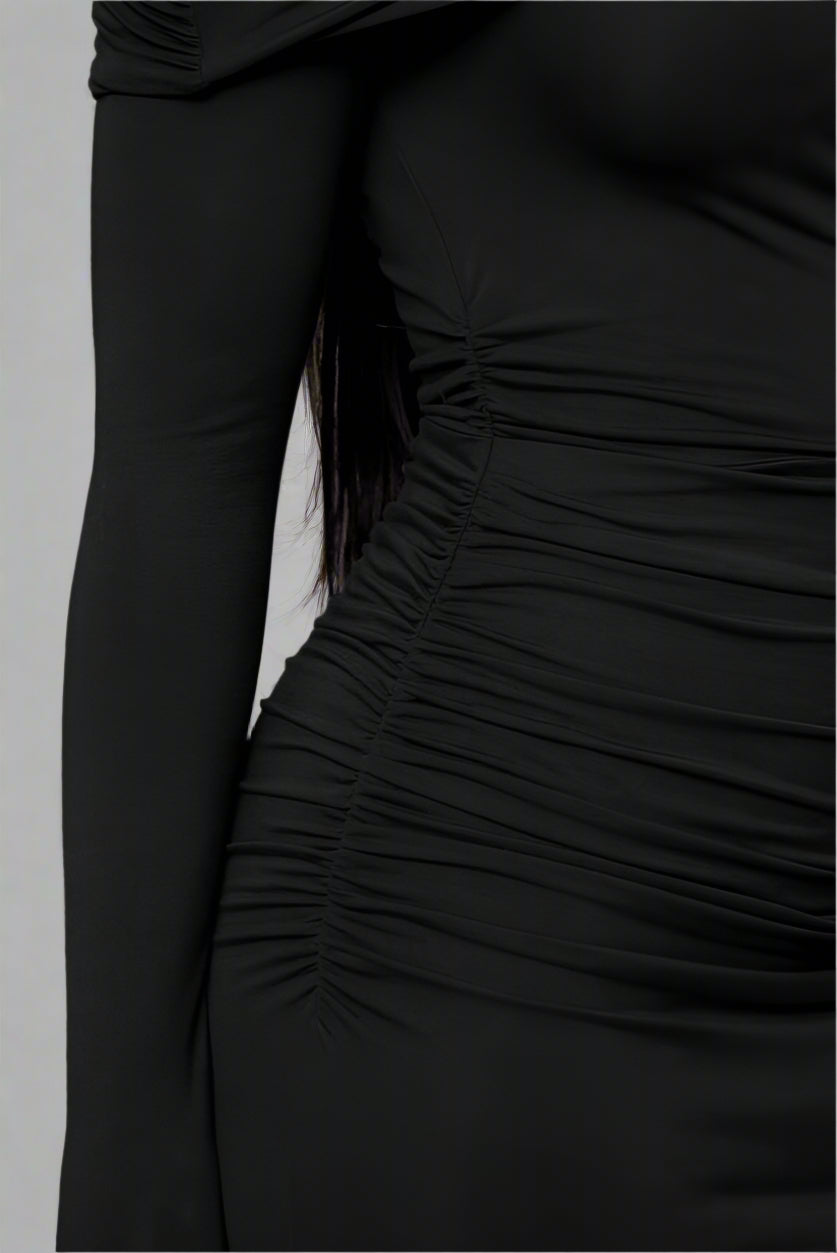 Vestido Longo Justo Modern Shelon