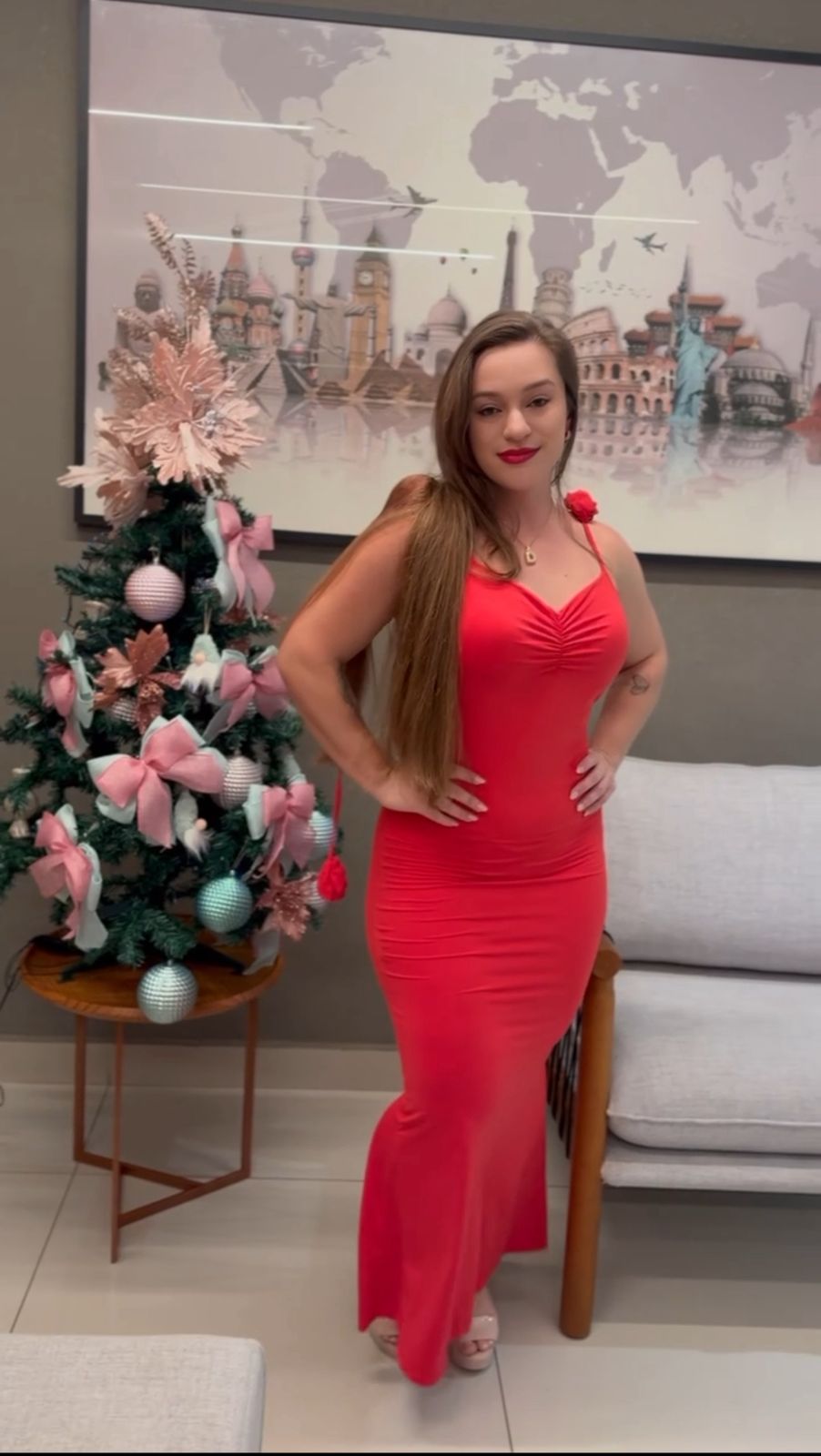 Vestido Longo Costas Aberta Rosalinda