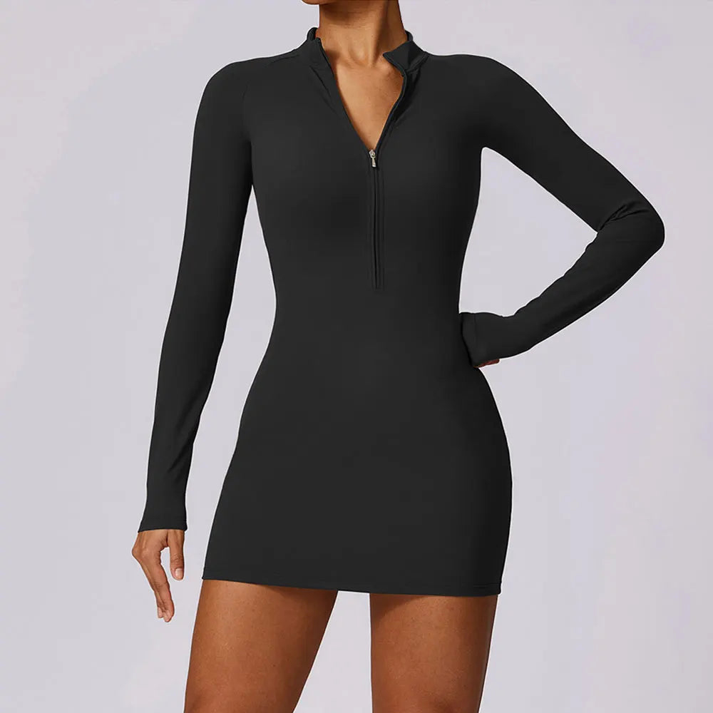 Vestido Feminino Esportivo Manga Longa Oslo