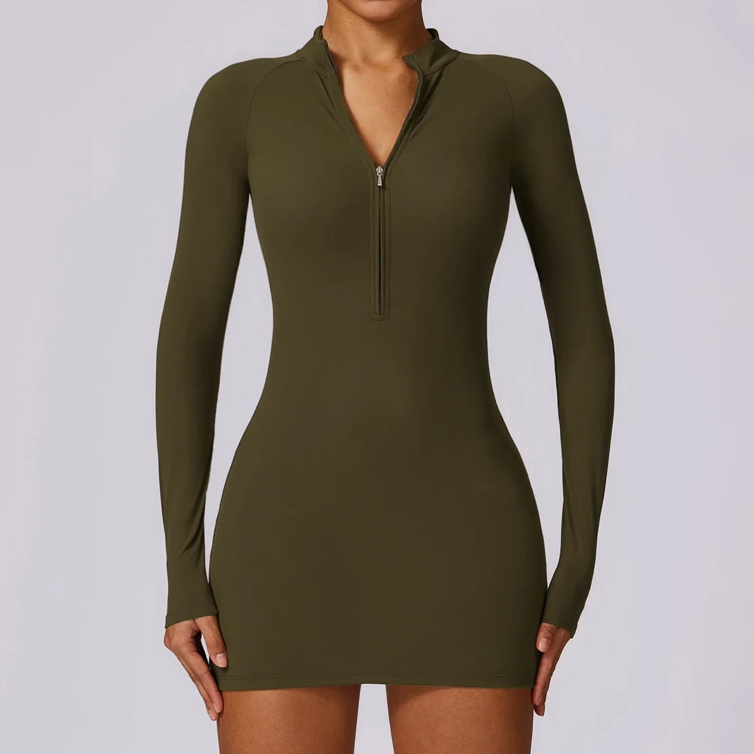 Vestido Feminino Esportivo Manga Longa Oslo