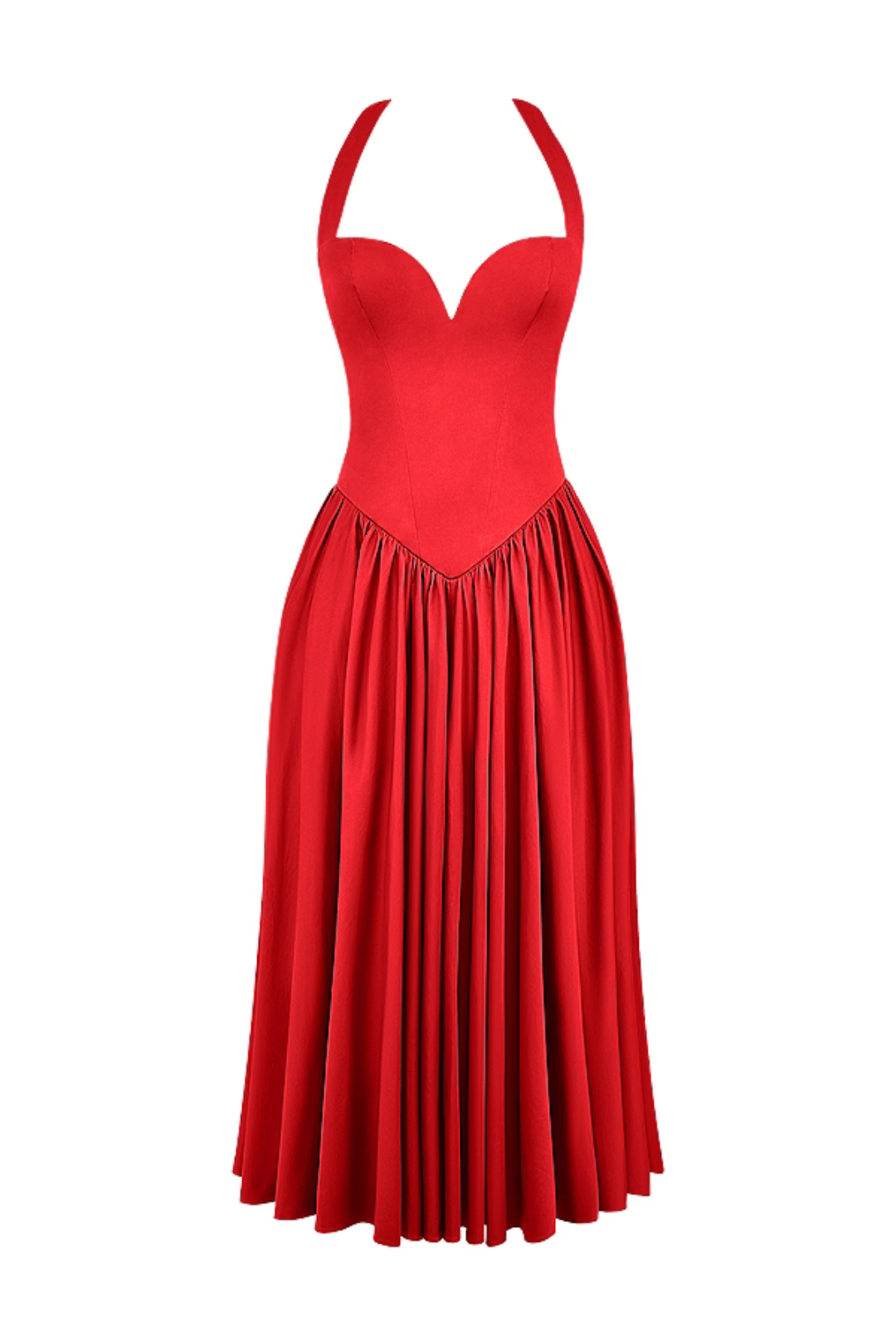 Vestido Midi Vermelho Modern Passione