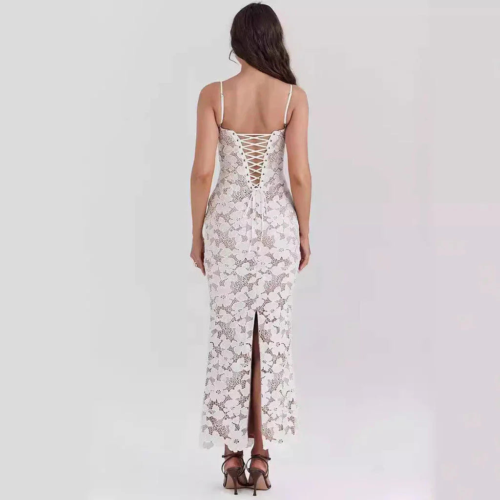 Vestido Midi Rendado Modern Sofia