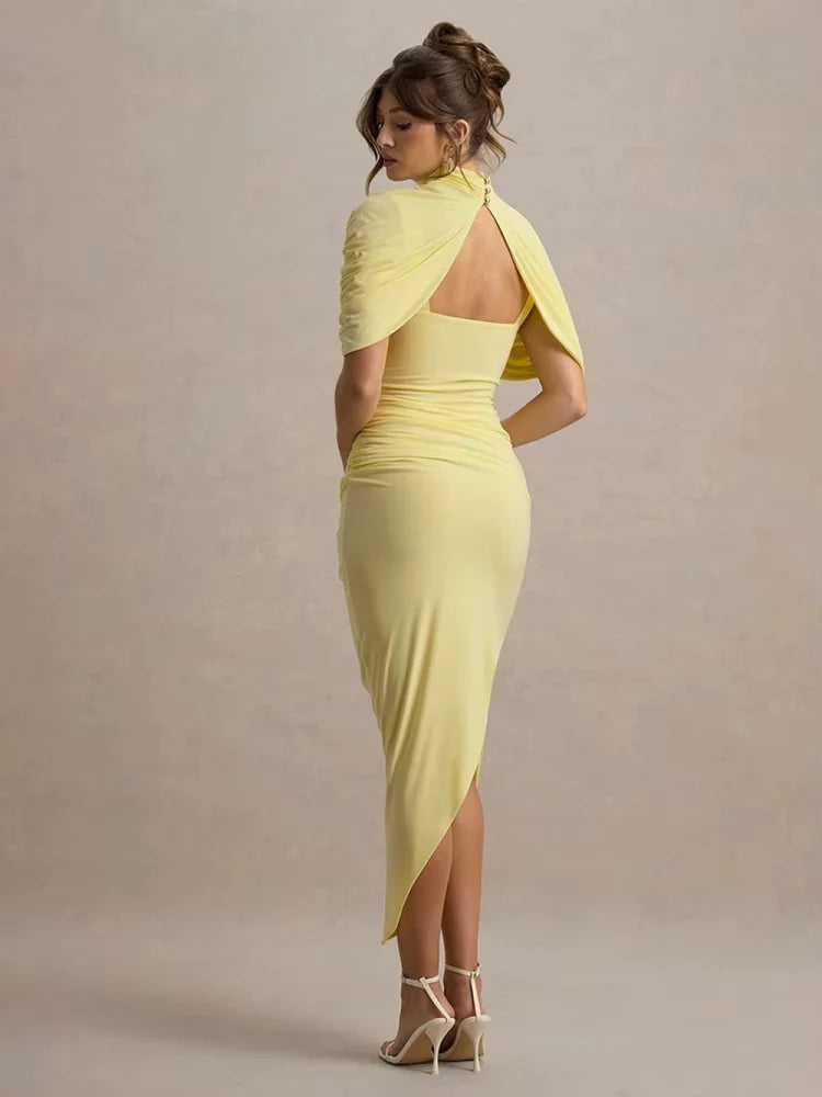 Vestido Longo Assimétrico Modern Lyra